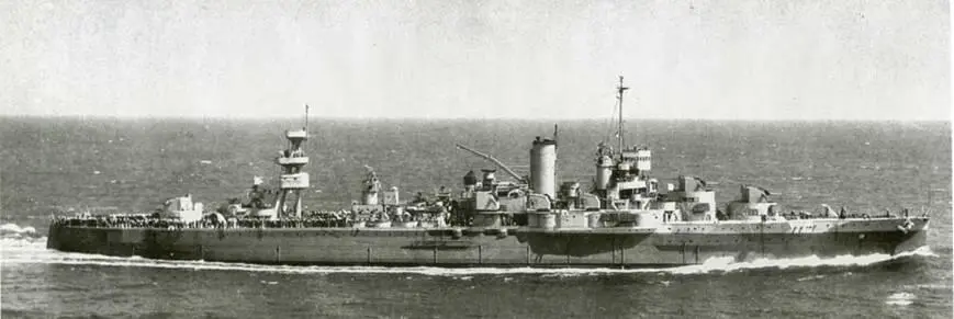 Линейный корабль Вайоминг в годы второй мировой войны - фото 171