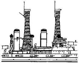 Линейный корабль Делавер Наружный вид в районе миделя 1913 г Вскоре - фото 37