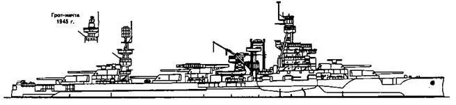 Линейный корабль Арканзас Наружный вид 1944 г В это время даже в высшем - фото 85