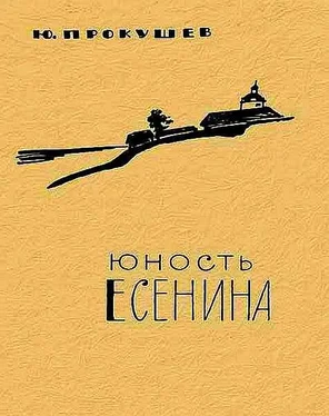 Юрий Прокушев Юность Есенина обложка книги