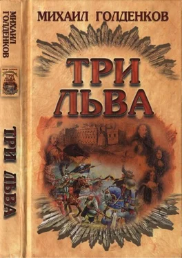 Михаил Голденков Три льва обложка книги