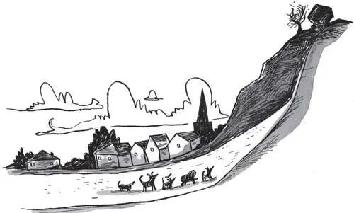 As they got closer to the rock the village dogs got quieter and quieter but - фото 45