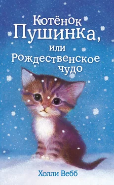 Холли Вебб Котёнок Пушинка, или Рождественское чудо обложка книги