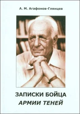 Александр Агафонов-Глянцев Записки бойца Армии теней обложка книги