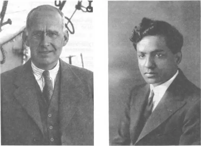 Слева Артур Стэнли Эддингтон 1932 г Справа Субраманьян Чандрасекар 1934 г - фото 38