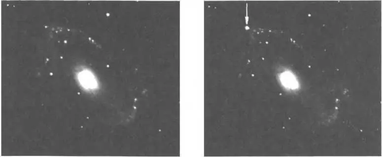 Галактика NGC 4725 в созвездии Волосы Вероники фотография 10 мая 1940 г до - фото 41