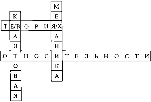 Там где слово ТЕОРИЯ по горизонтали требовало букву Е слово КВАНТОВАЯ хотело - фото 60