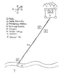 Fedic Roland said pointing to 1 and then drew a short chalk line to 2 - фото 13