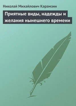 Николай Карамзин Приятные виды, надежды и желания нынешнего времени обложка книги