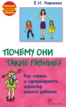 Елена Корнеева Почему они такие разные? Как понять и сформировать характер вашего ребенка