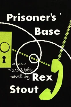 Rex Stout Prisoner's Base обложка книги