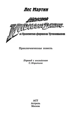 Мартин Лез Молодой Индиана Джонс и проклятие фараона Тутанхамона обложка книги