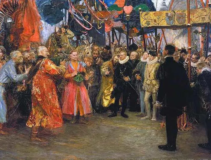 Польское посольство у Генриха Валуа Теодор Аксентович ок 1910 г - фото 10