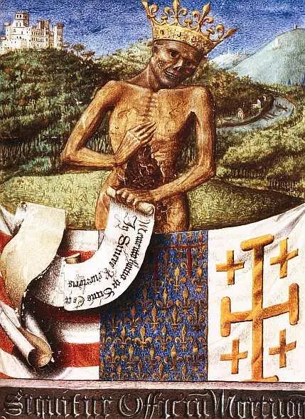 Смерть в короне Иллюстрация к Часослову Рене I Доброго вторая половина XV - фото 52