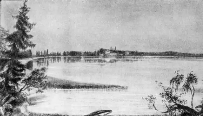 Озеро Свитезь Акварель В Дмоховского Долина Мицкевича в Ковно Акварель Б - фото 16