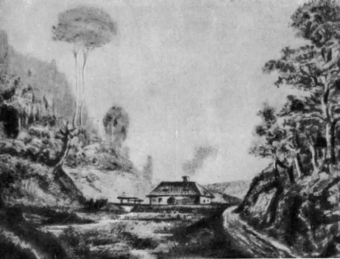 Долина Мицкевича в Ковно Акварель Б Русецкого 1849 Адам Мицкевич в - фото 17