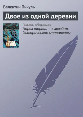 Валентин Пикуль Двое из одной деревни обложка книги