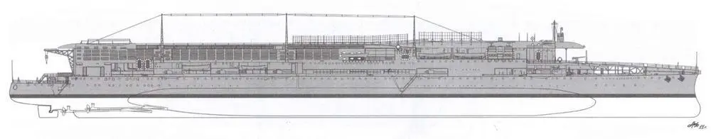 Внешний вид авианосца Фьюриес по состоянию на 1927 год Глава 109 Первая - фото 20