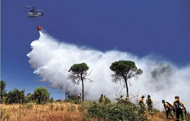 Вадим Кантор Ка32 тушит лесные пожары в Испании Алексей Михеев Ка52 - фото 100