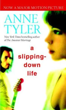 Anne Tyler A Slipping-Down Life обложка книги