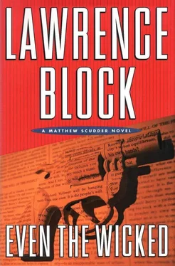 Lawrence Block Even the Wicked обложка книги