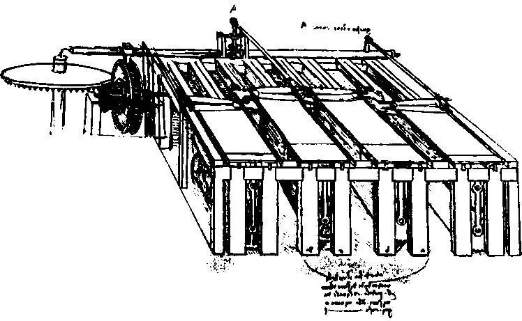 Леонардо да Винчи Стригальная машина Рисунок за мною права на мои - фото 39