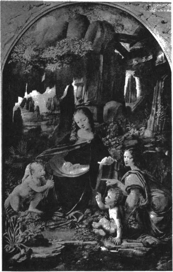 Леонардо да Винчи Мадонна в скалах Мадонна в скалах Деталь Голова - фото 50