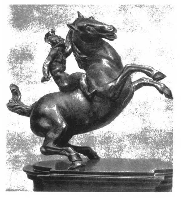 Леонардо да Винчи Конь со всадником Бронзовая статуэтка выступающего И - фото 59
