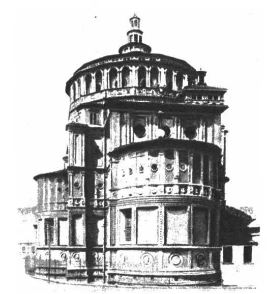 Церковь Санта Мариа делле Грацие в Милане Как раньше во Флоренции так и - фото 61