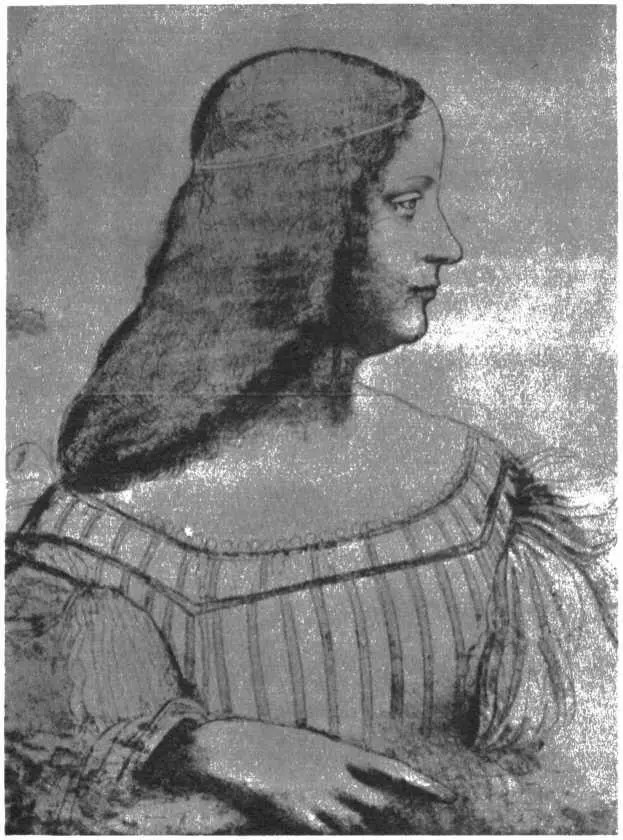 Леонардо да Винчи Портрет Изабеллы дЭсте Рисунок создает целую теорию - фото 73