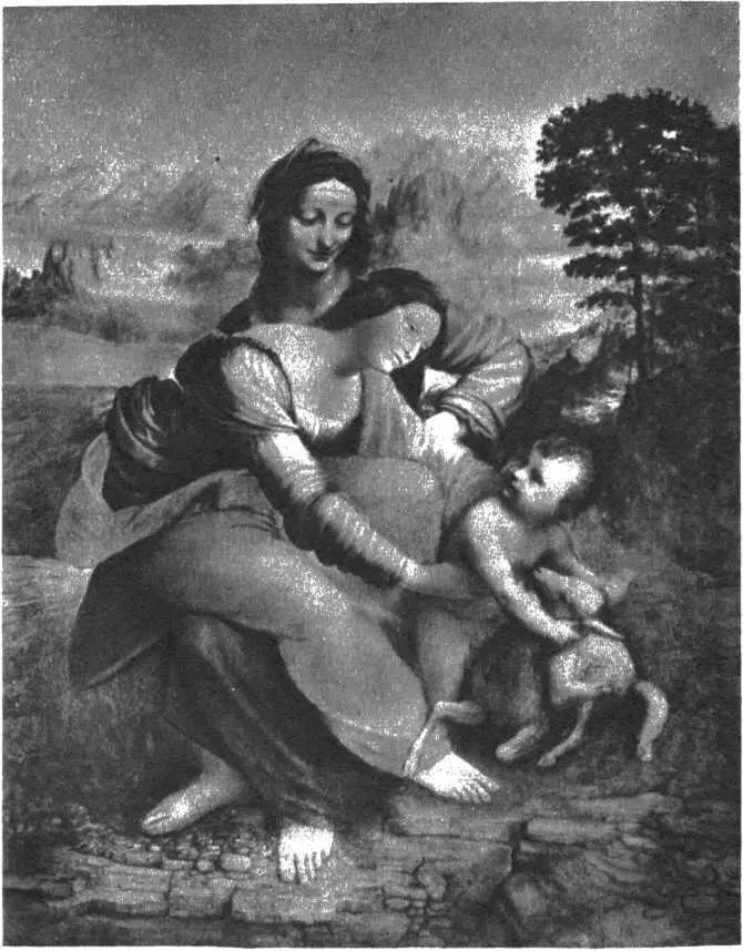 Леонардо да Винчи Святая Анна с Марией и младенцем Христом большому проекту - фото 75