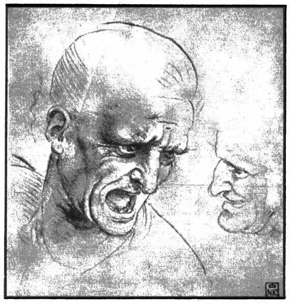 Леонардо да Винчи Набросок для Битвы при Ангиари красок знающий человек - фото 78