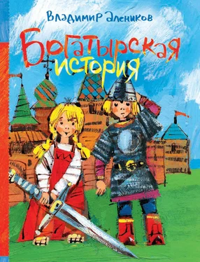 Владимир Алеников Богатырская история (сборник) обложка книги