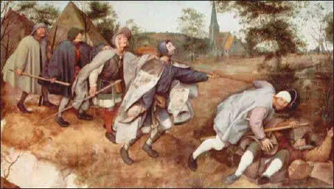 Fig 1 Bruegel the Elder The Parable of the Blind Leading the Blind 1568 - фото 1