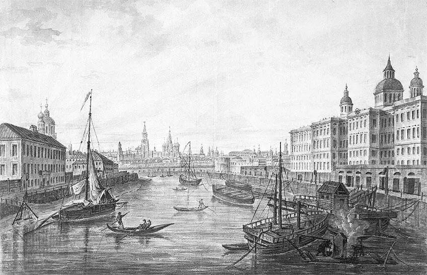 Воспитательный дом 1800е гг Рисунок Ф Алексеева В день когда Андрей - фото 12