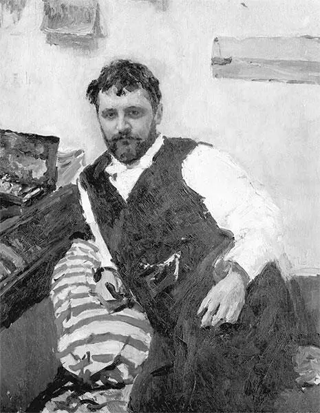 Портрет Константина Коровина 1891 г Художник В Серов С горки были видны эти - фото 68