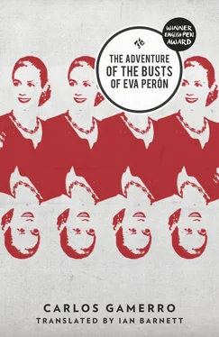 Carlos Gamerro The Adventure of the Busts of Eva Perón обложка книги