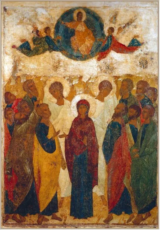 Андрей Рублев Вознесение 1408 г III Чтобы понять эпоху расцвета русской - фото 11