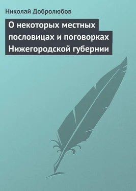 Николай Добролюбов О некоторых местных пословицах и поговорках Нижегородской губернии обложка книги