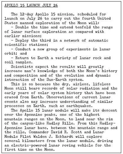 April 1970 and Apollo 13 puts the space program back on the front page but - фото 11