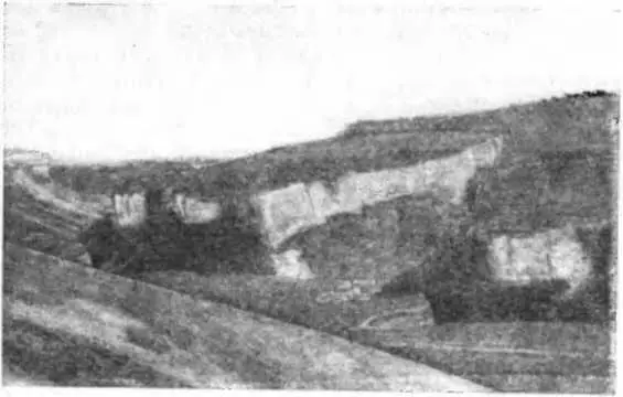 Рис 8 Предгорное плато Крыма рассечено глубокими каньонами Фото автора 1956 - фото 9