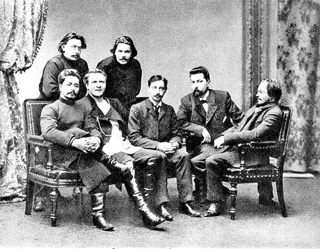 Участники литературного кружка Среда Слева направо С Скиталец Л Андреев - фото 61