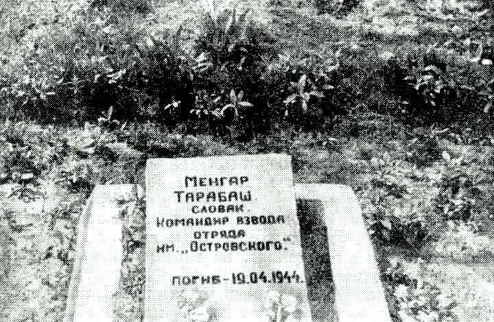 Надпись на могиле партизанасловака Менгара Тарабаша Кончилась война пришла - фото 7