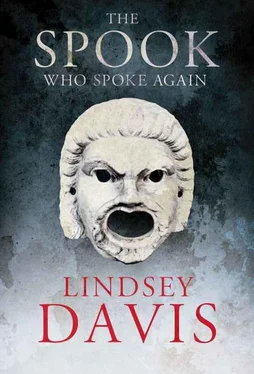 Lindsey Davis The Spook Who Spoke Again обложка книги