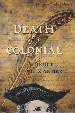 Bruce Alexander Death of a Colonial обложка книги