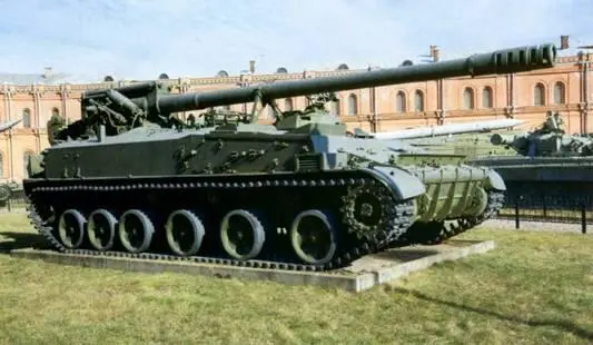 Самоходная пушка 2С5 ГиацинтС в СанктПетербургском артиллерийском музее - фото 9