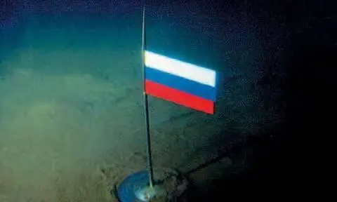 В точке настоящего Северного полюса установлен титановый флаг России Об этом - фото 21