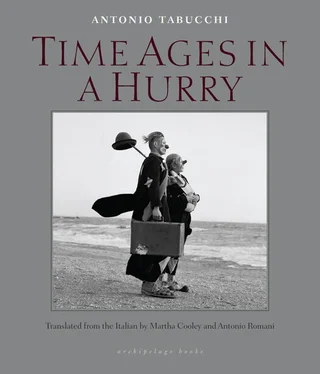 Antonio Tabucchi Time Ages in a Hurry обложка книги