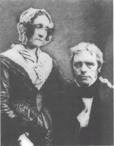 Портрет Фарадея с женой Сарой 1855 год Литография Александра Блейкли на - фото 50