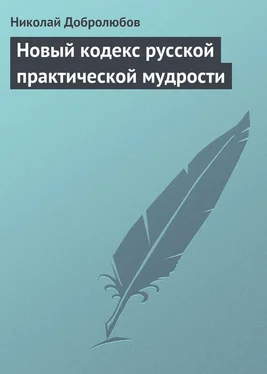 Николай Добролюбов Новый кодекс русской практической мудрости обложка книги